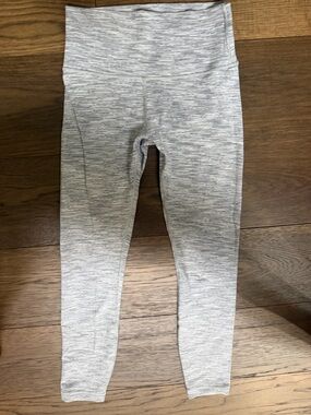 Wee Are From Space Ice Grey Alpine White Lululemon Wunder Under Legginfs